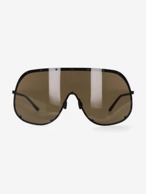 Rick Owens okulary przeciwsłoneczne Occhiali Da Sole Sunglasses Shield kolor czarny RG0000006.GBLKBR.0904 Rick Owens DRKSHDW