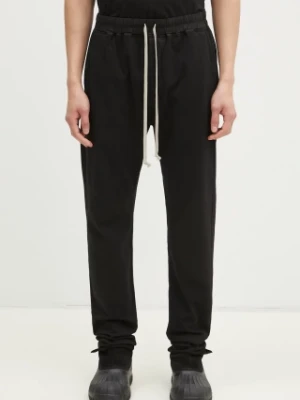 Zdjęcie produktu Rick Owens spodnie dresowe bawełniane Berlin Drawstring kolor czarny gładkie DU01E3392.RIG Rick Owens DRKSHDW