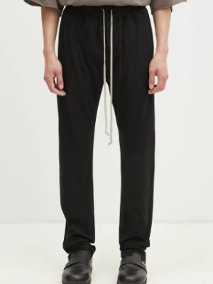 Zdjęcie produktu Rick Owens spodnie dresowe bawełniane Berlin Drawstring kolor czarny gładkie DU01E3392.RN Rick Owens DRKSHDW