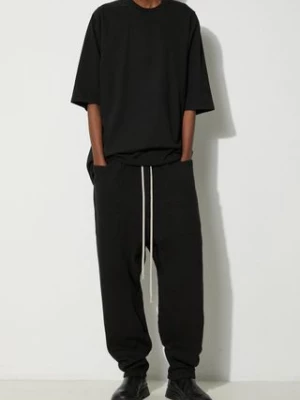 Rick Owens spodnie dresowe Knit Sweat Pants Classic Cargo Drawstring kolor czarny gładkie DU01D1370.F.09