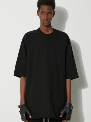 Rick Owens t-shirt bawełniany Jumbo T-Shirt męski kolor czarny gładki DU01D1274.RIG.09 Rick Owens DRKSHDW