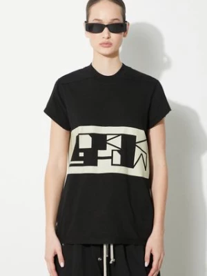 Rick Owens t-shirt bawełniany Small Level T-Shirt damski kolor czarny DS01D1208.RNEP2.0908