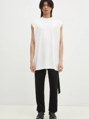 Rick Owens t-shirt bawełniany Tarp T męski kolor biały DU01E3158.RN Rick Owens DRKSHDW