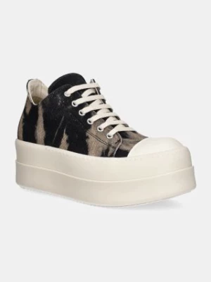 Rick Owens tenisówki Double Bumper Low Sneaks damskie kolor czarny DS02D2832.DBSUN Rick Owens DRKSHDW