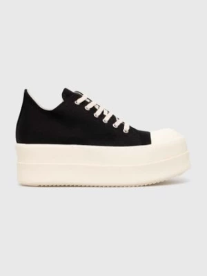 Rick Owens tenisówki Woven Shoes Double Bumper Low Sneaks męskie kolor czarny DU01D1832.NDK.911