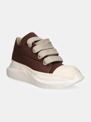 Rick Owens trampki Jumbo Laces Abstract Low Sneak męskie kolor brązowy DU02D2845.MUPAW2