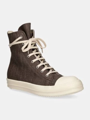 Rick Owens trampki Sneaks męskie kolor brązowy DU02D2800.DKRAW Rick Owens DRKSHDW