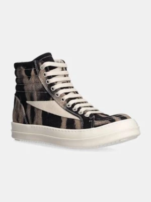 Rick Owens trampki Vintage High Sneaks damskie kolor czarny DS02D2810.DBSULV