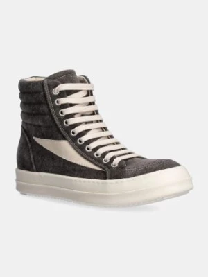 Rick Owens trampki Vintage High Sneaks damskie kolor szary DS02D2810.MOLVS