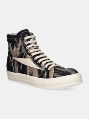 Rick Owens trampki Vintage High Sneaks męskie kolor czarny DU02D2810.DBSULV Rick Owens DRKSHDW