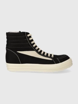 Rick Owens trampki Woven Shoes Vintage High Sneaks męskie kolor czarny DU01D1810.NDKLVS.911