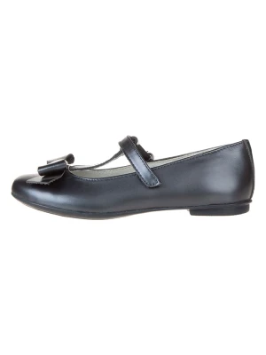 Ricosta Skórzane baleriny w kolorze granatowym z paskiem rozmiar: 35