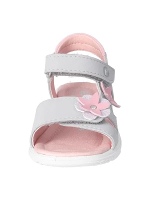 Ricosta Skórzane sandały "Carola" w kolorze jasnoszaro-jasnoróżowym rozmiar: 26