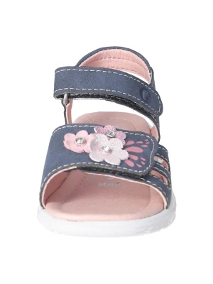 Ricosta Skórzane sandały "Chloe" w kolorze granatowo-jasnoróżowym rozmiar: 33