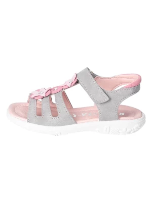 Ricosta Skórzane sandały "Lorena" w kolorze jasnoszaro-różowym rozmiar: 29
