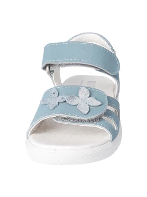 Ricosta Skórzane sandały "Sasika" w kolorze błękitnym rozmiar: 32
