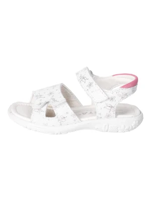 Ricosta Skórzane sandały w kolorze białym rozmiar: 30