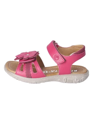 Ricosta Skórzane sandały w kolorze różowym rozmiar: 26