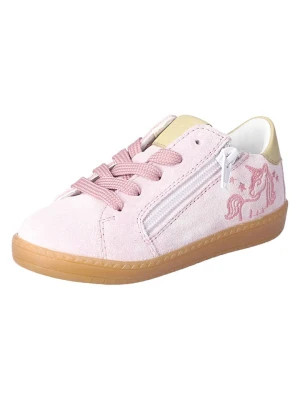 Ricosta Skórzane sneakersy "Arosa" kolorze jasnoróżowym rozmiar: 32