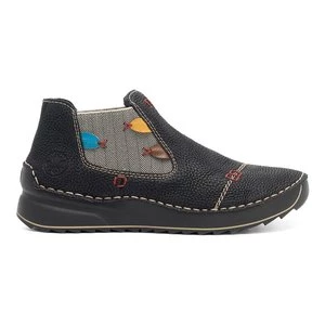 RIEKER 51592-00 CZARNY