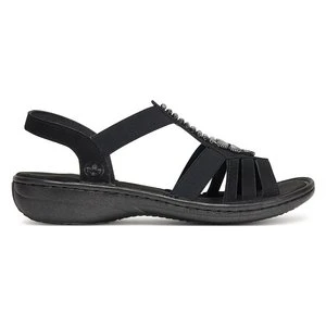 RIEKER 60806-00 CZARNY