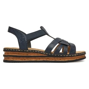 RIEKER 62918-14 Granatowy Ciemny