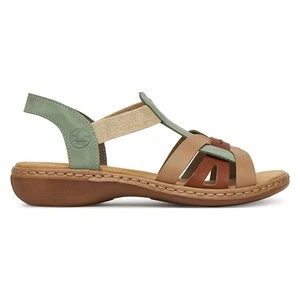 RIEKER 65918-52 Zielony Jasny