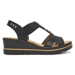 RIEKER 67498-00 CZARNY