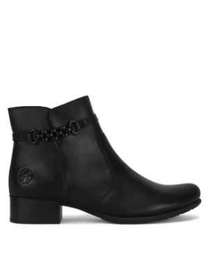 Rieker Botki 78676-00 Czarny