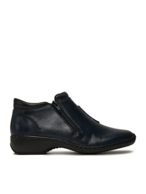 Rieker Botki L3882-15 Granatowy