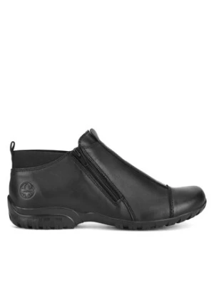 Rieker Botki L4653-00 Czarny