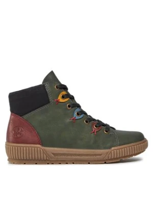 Rieker Botki N0711-54 Zielony