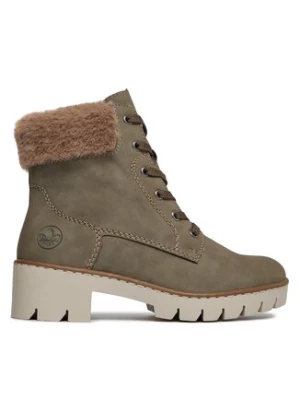 Rieker Botki X5718-52 Khaki