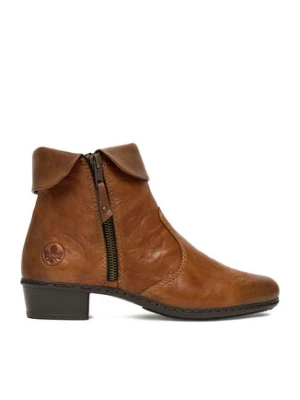 Rieker Botki Y07A8-22 Brązowy