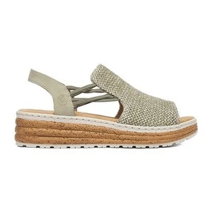 RIEKER CEO-62741-52 Oliwkowy jasny