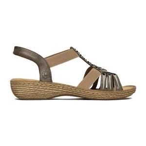 RIEKER CEO-65861-45 Szary ciemny