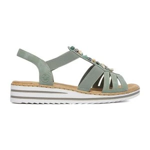 RIEKER CEO-V0649-52 Oliwkowy jasny