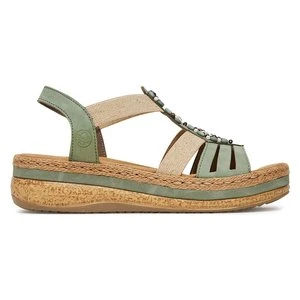 RIEKER CEO-V0920-52 Oliwkowy jasny