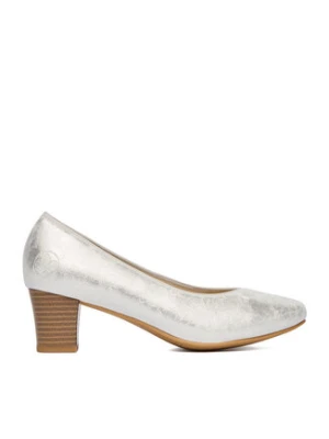 Rieker Czółenka 44650-90 Srebrny