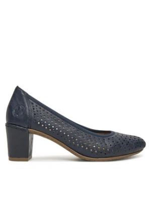 Rieker Czółenka CEO-41057-14 Granatowy