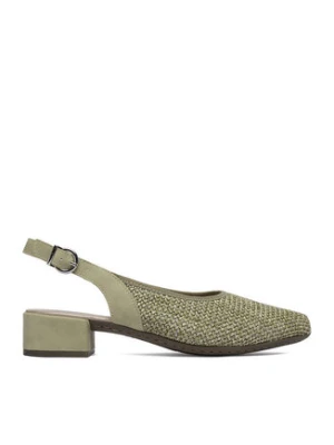 Rieker Czółenka CEO-47060-52 Zielony jasny