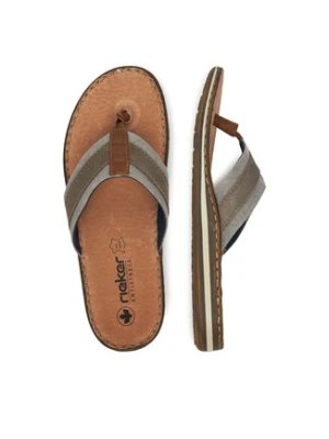 Rieker Japonki CEO-21095-42 Beżowy ciemny
