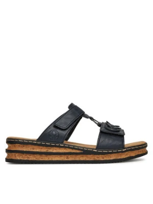 Rieker Klapki 62936-14 Granatowy