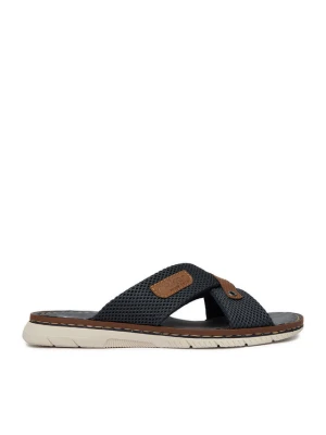 Rieker Klapki CEO-21340-14 Granatowy