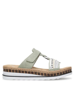 Rieker Klapki V79M6-52 Zielony