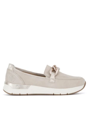 Rieker Loafersy 58944-60 Beżowy