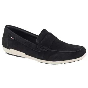 Rieker Moccasins 09050-14, Męskie, Granatowe, półbuty, skóra zamszowa, rozmiar: 41