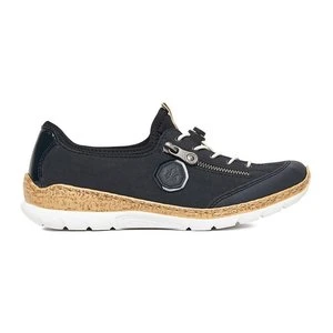 RIEKER N4263-14 Granatowy Ciemny