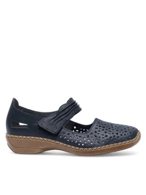 Rieker Półbuty 41399-14 Granatowy