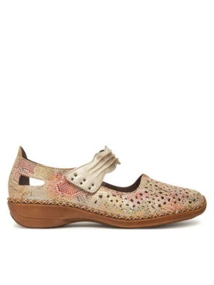 Rieker Półbuty 41399-92 Beżowy